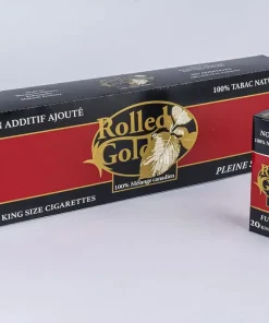 rolled gold king size carton and pack