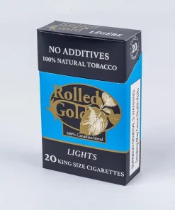 rolled gold lights king size pack