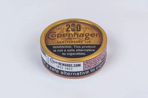 Copenhagen Long Cut dipping tobacco can