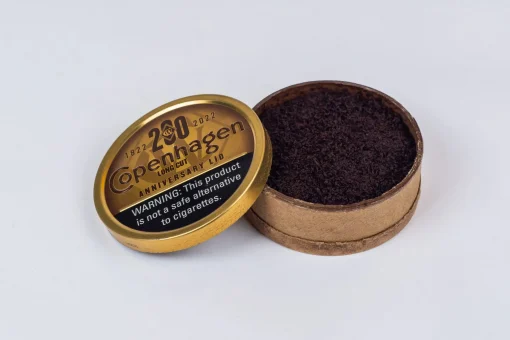 Copenhagen Long Cut dipping tobacco open