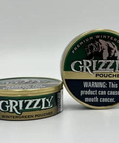 Grizzly Wintergreen Pouches Cans