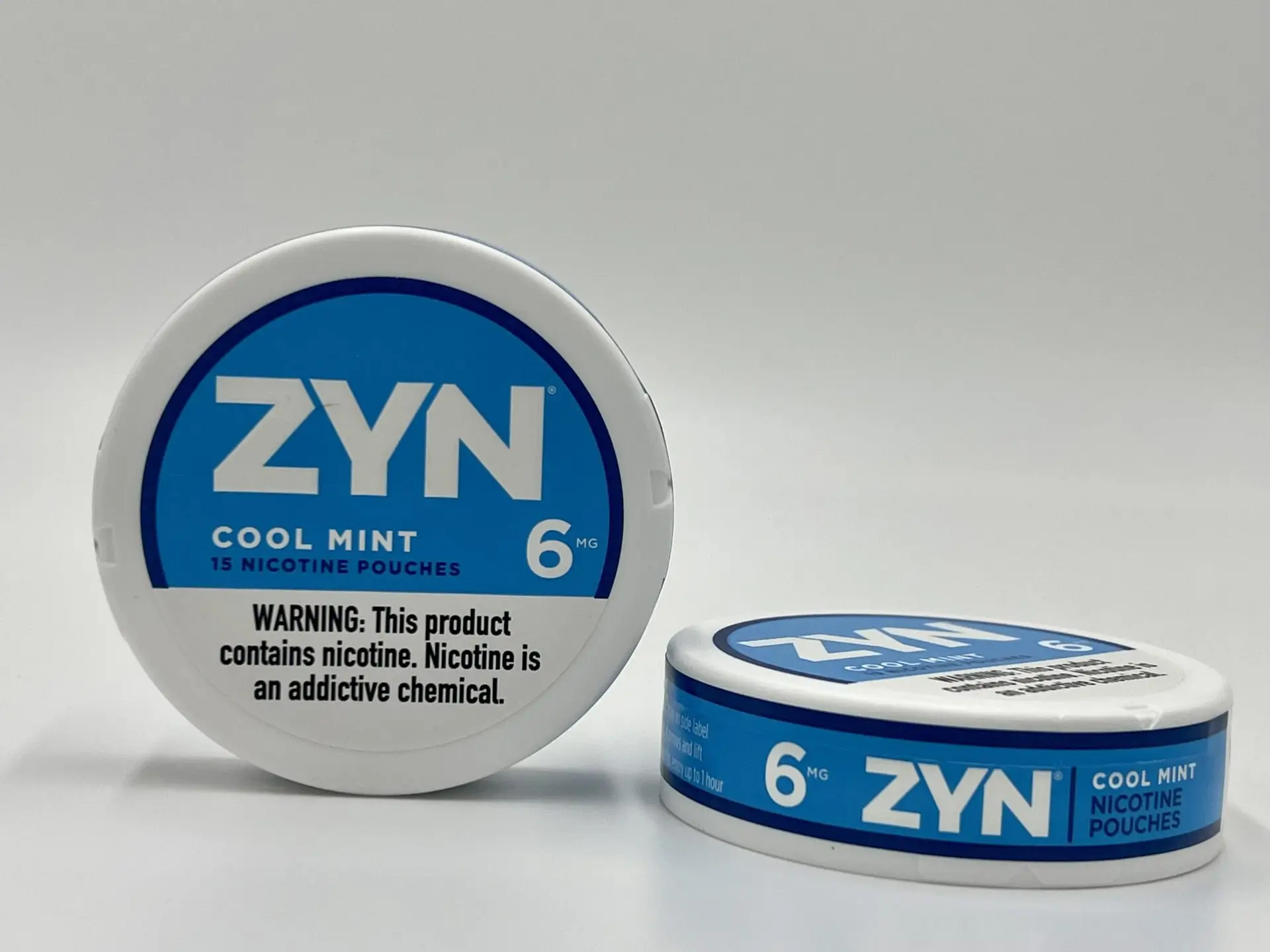 Zyn Cool Mint Nicotine Pouches 6mg 2 Cans