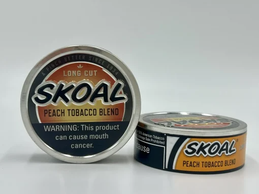 Skoal Peach Long Cut Dipping Tobacco 2 Cans