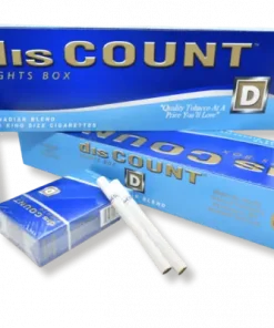 disCOUNT Lights Cigarettes Carton and Pack