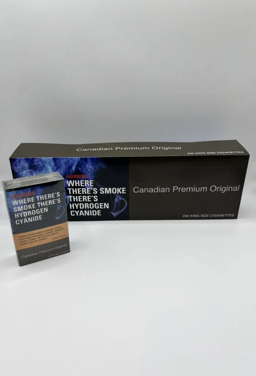 Canadian Premium Original Cigarettes Carton and Pack