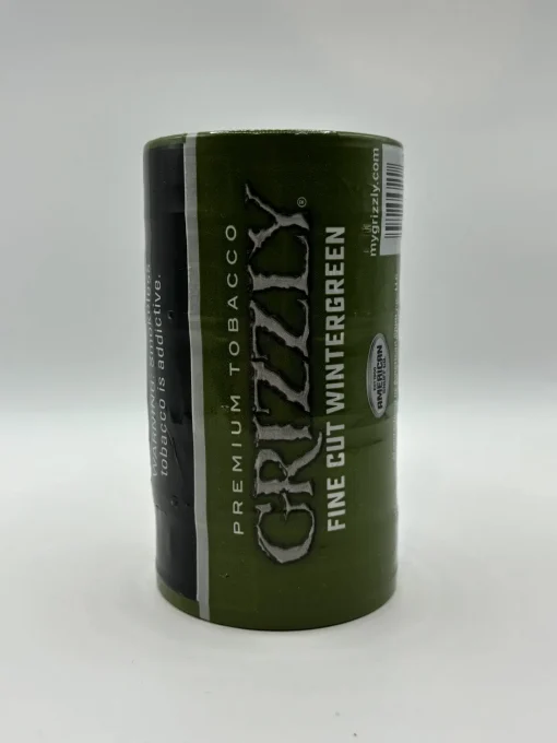 Grizzly Wintergreen Fine Cut Can